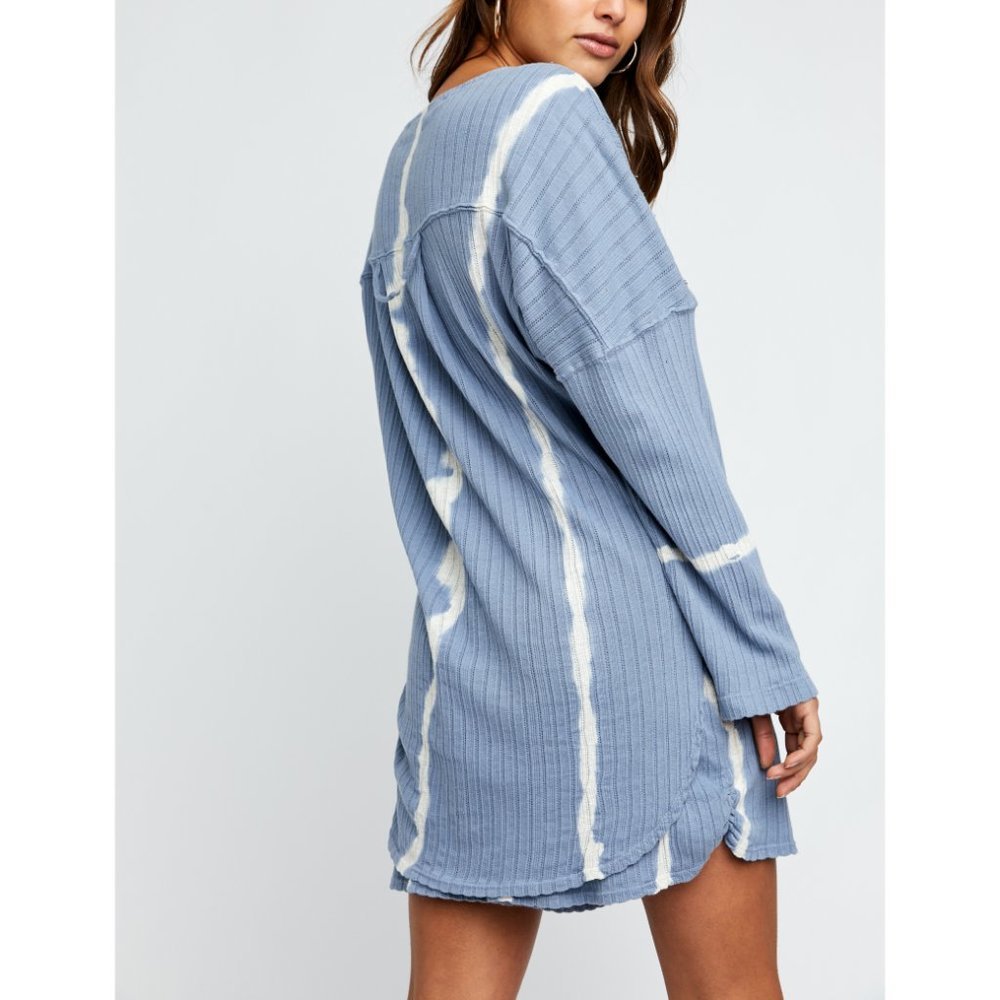 NWT Free People Little Dream Sleep Set / Blue - Picture 3 of 8